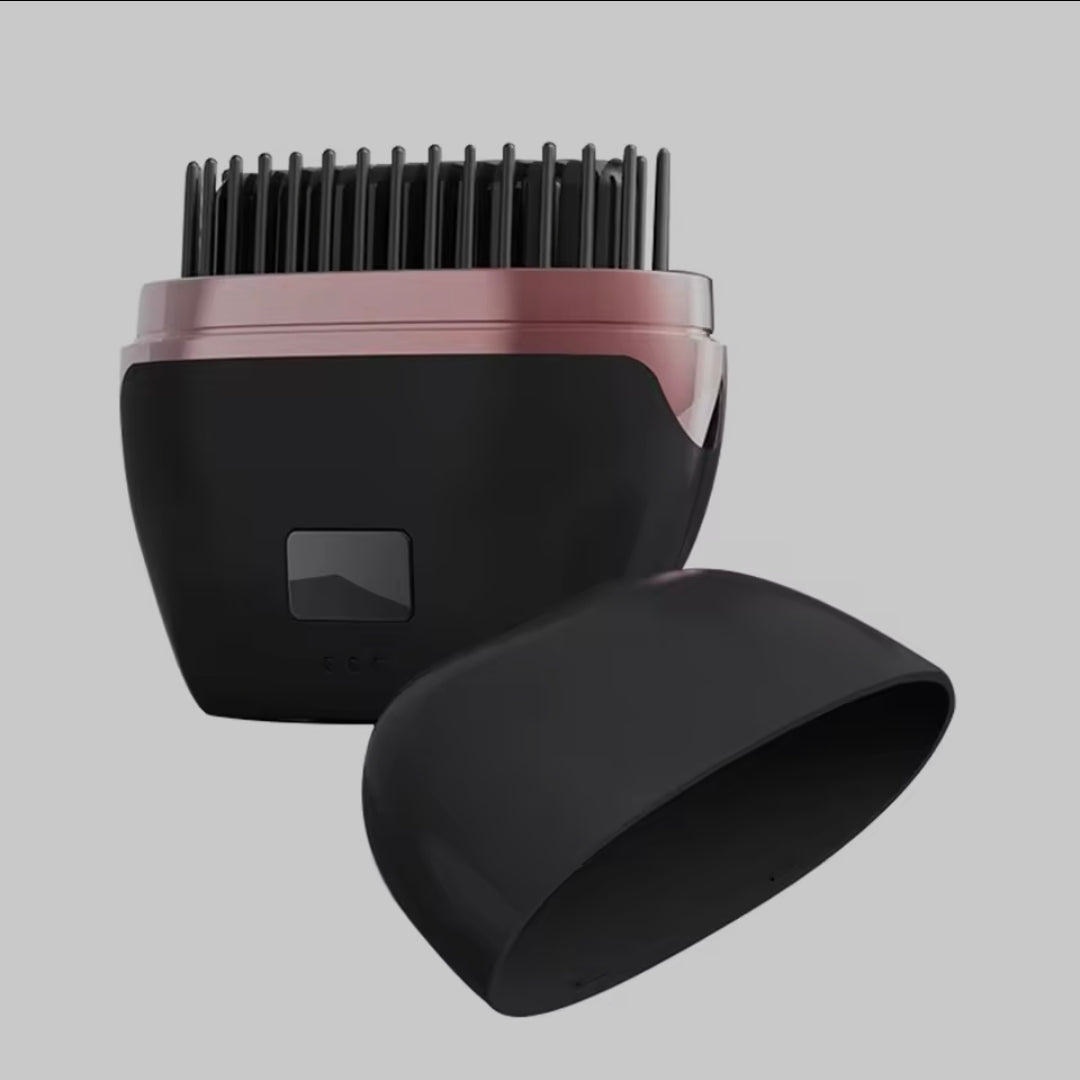 Mini Wireless Hair Straightening Comb – Portable & Anti-Scald
