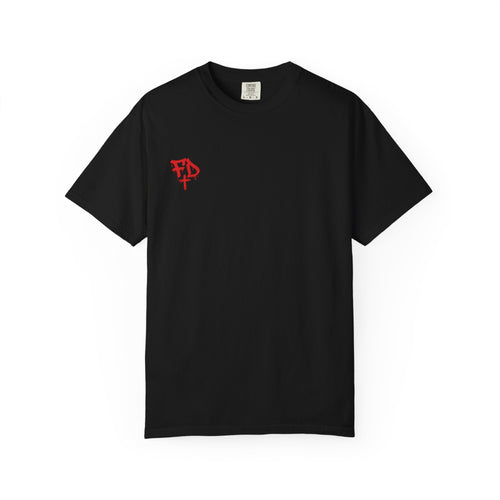 Faded District Angel Illustration T-Shirt | Back Graphic Streetwear