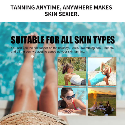 Self Tanning Cream for Face and Body – Natural Bronzed Glow