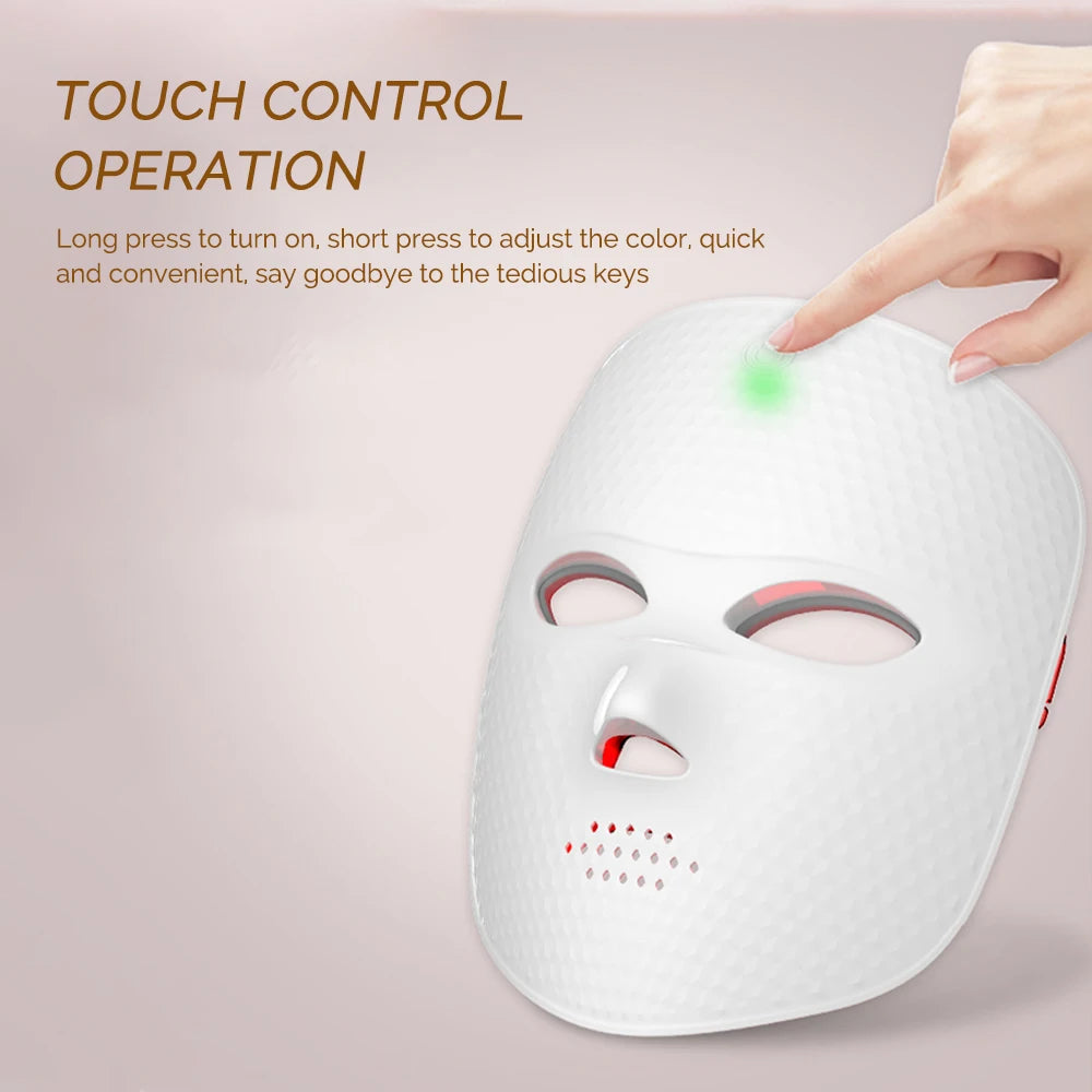 7 Color LED Facial Mask for Skin Firming & Rejuvenation