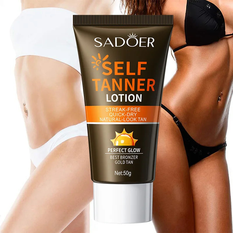 Self Tanning Cream for Face and Body – Natural Bronzed Glow