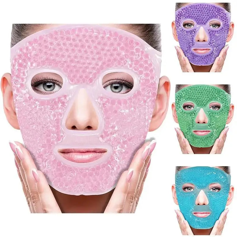 Hot and Cold Gel Bead Face & Eye Mask for Puffiness