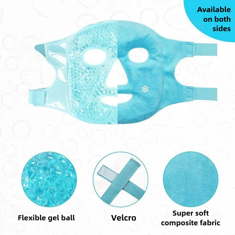 Hot and Cold Gel Bead Face & Eye Mask for Puffiness