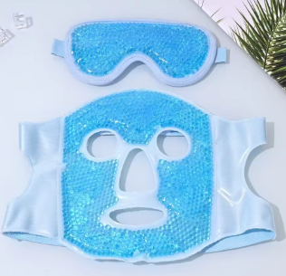 Hot and Cold Gel Bead Face & Eye Mask for Puffiness