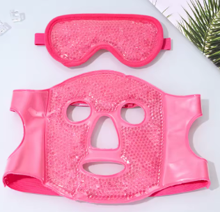 Hot and Cold Gel Bead Face & Eye Mask for Puffiness