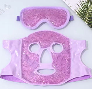 Hot and Cold Gel Bead Face & Eye Mask for Puffiness
