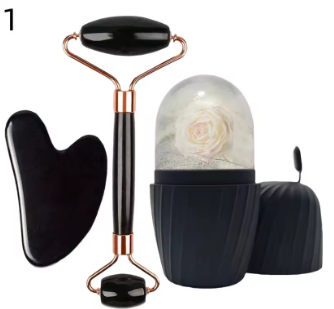 Ice Face Roller And Gua Sha Massage Set For Facial Care